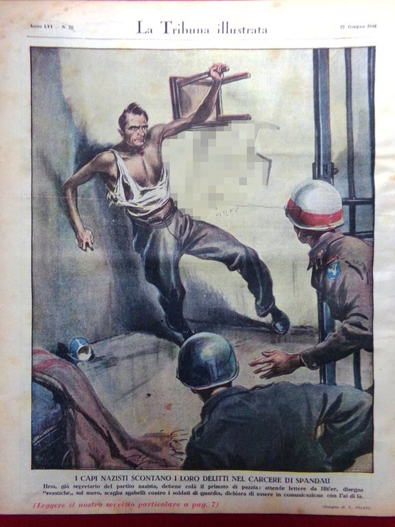 La Tribuna Illustrata 27 Giugno 1948 Kappler Fosse Hess Willi … | Immagine Gallery 3