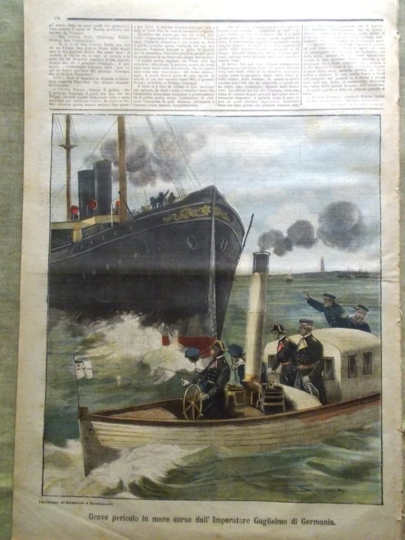 La Tribuna Illustrata 27 Marzo 1898 Concistoro Vaticano Guglielmo Germania …