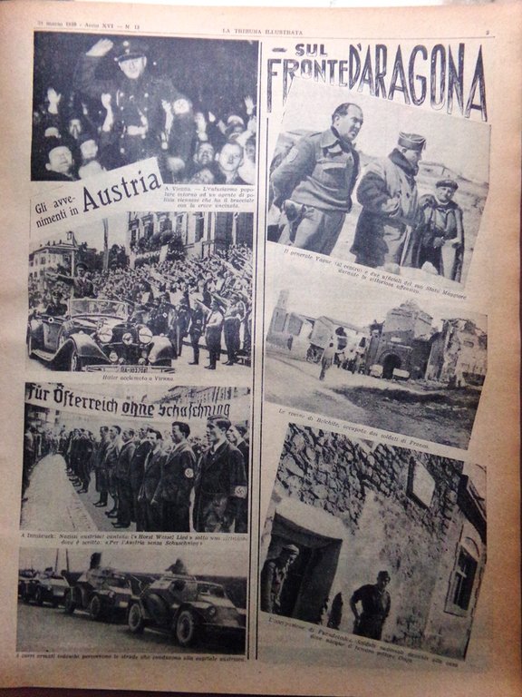 La Tribuna Illustrata 27 Marzo 1938 Renato Zanardo Vita Controfigura …