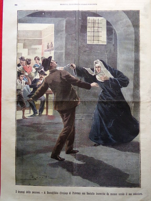 La Tribuna Illustrata 27 Ottobre 1901 Arresto del Brigante Musolino …