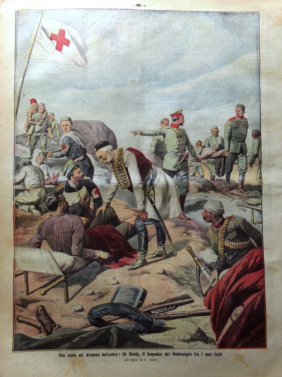 La Tribuna Illustrata 27 Ottobre 1912 Pace Italo-Turca Serbia Tripolitania …