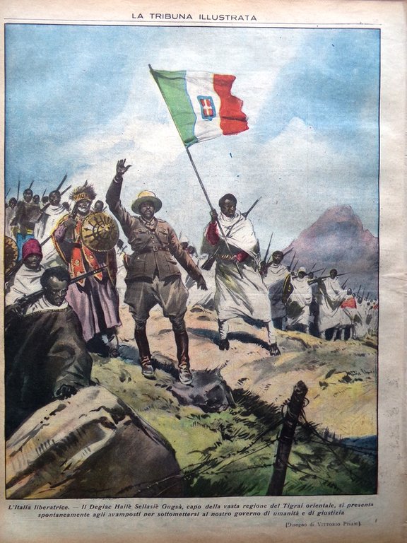 La Tribuna Illustrata 27 Ottobre 1935 Conquista Tigrai Marinetti Sanzioni …