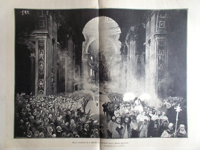 La Tribuna Illustrata 27 Settembre 1891 Papa Leone XIII Pellegrinaggio …