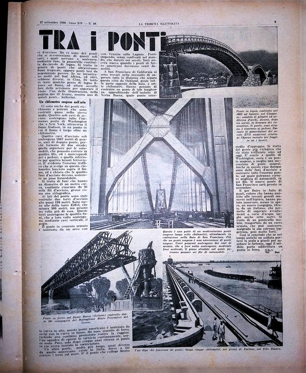 La Tribuna Illustrata 27 Settembre 1936 Buenos Aires Giornalismo in …