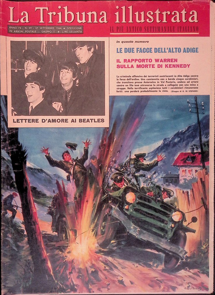La Tribuna Illustrata 27 Settembre 1964 Monroe Babel Lee Harvey …