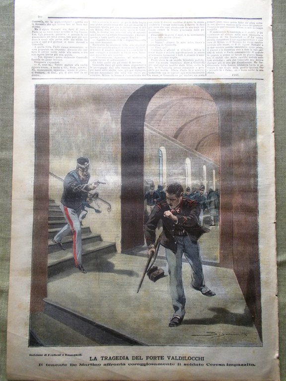 La Tribuna Illustrata 28 Agosto 1898 Figure Vaticano Martino Ceresa …