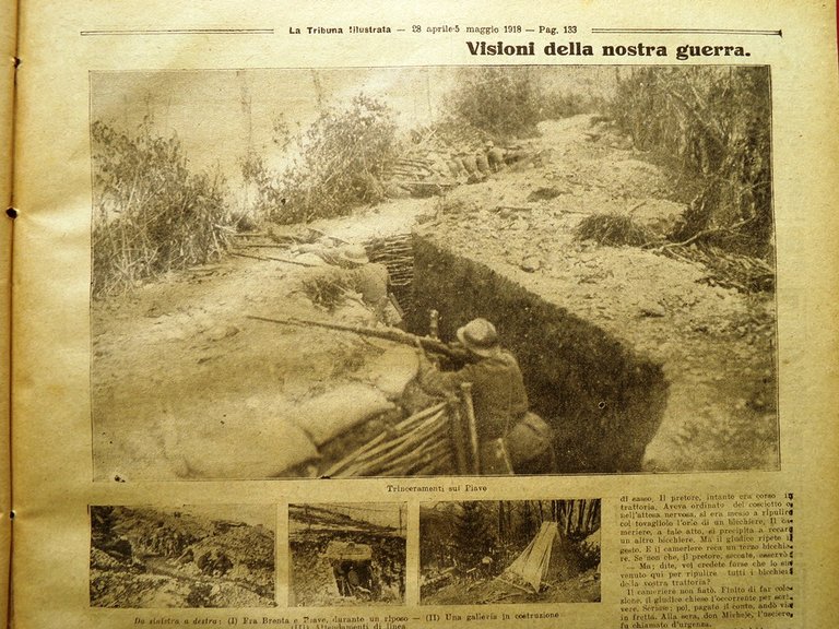 La Tribuna Illustrata 28 Aprile 1918 WW1 Truppe Intesa Somme … | Immagine Gallery 4