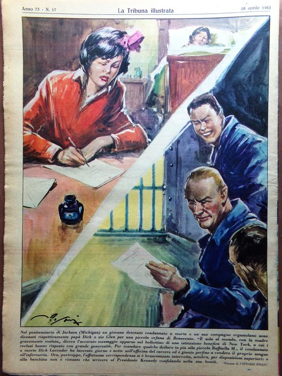 La Tribuna Illustrata 28 Aprile 1963 Naufragio del Thresher Bambini …