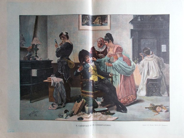 La Tribuna Illustrata 28 Febbraio 1892 Traversata Somalia Perez Carnevale …