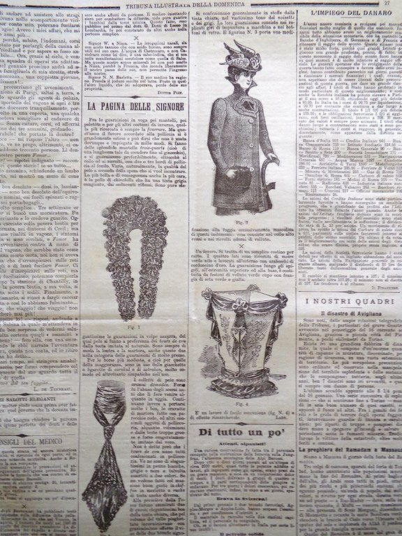 La Tribuna Illustrata 28 Gennaio 1900 Scoppio Avigliana Ramadan Farini …