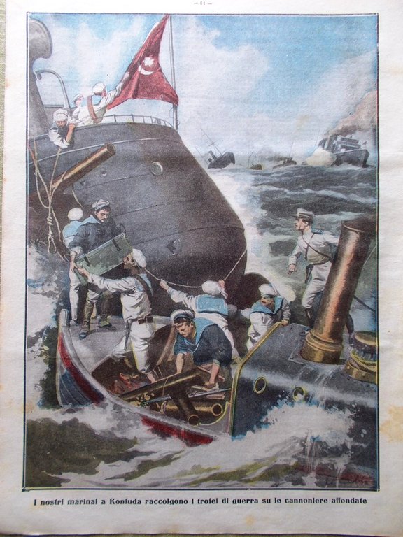 La Tribuna Illustrata 28 Gennaio 1912 Maometto II Piena Senna …