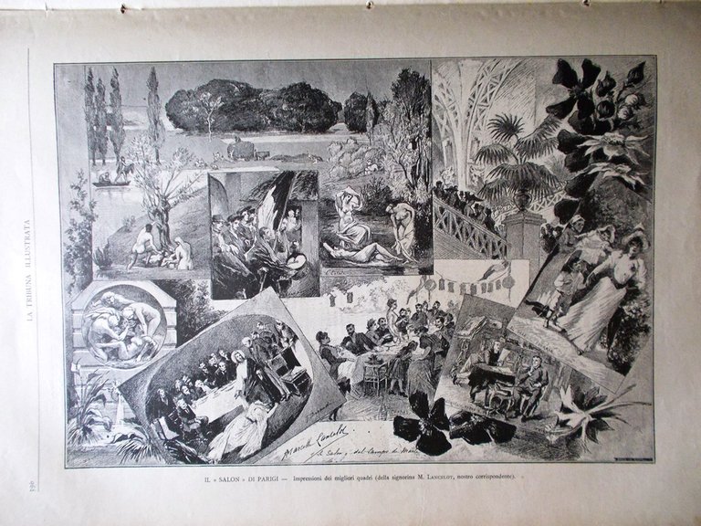 La Tribuna Illustrata 28 Giugno 1891 Nubifragio Val Susa Teatro …