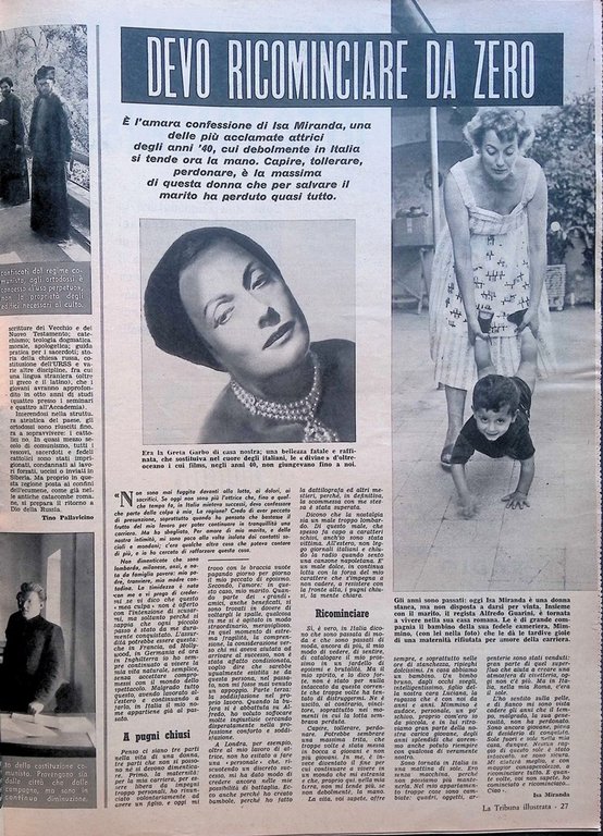 La Tribuna Illustrata 28 Giugno 1964 Colonia Sophia Laren Paolo …