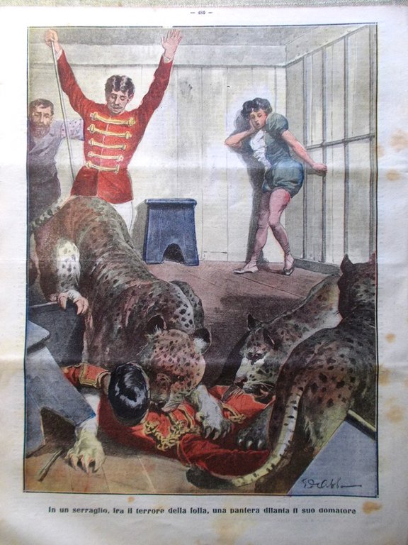La Tribuna Illustrata 28 Luglio 1912 California Oro Scozia Dirigibile …