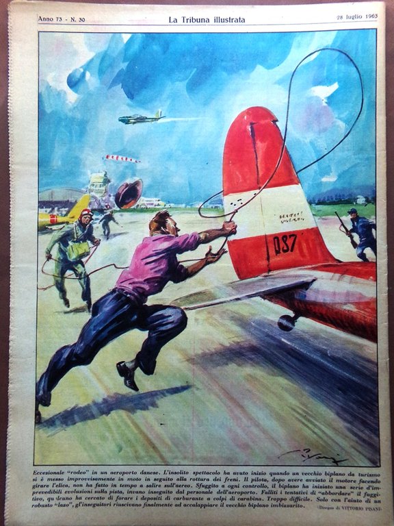 La Tribuna Illustrata 28 Luglio 1963 Crollo Fascismo Duckwitz Liston …