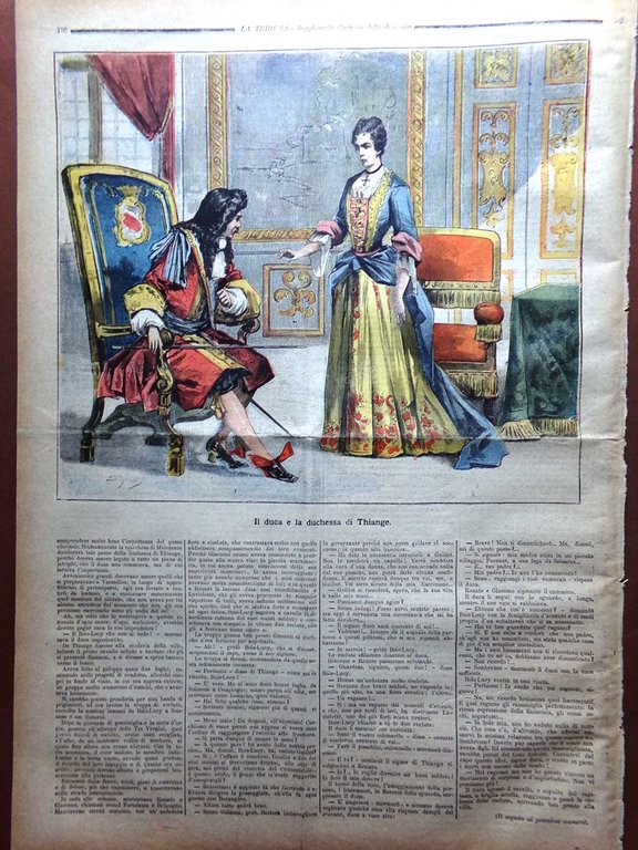 La Tribuna Illustrata 28 Maggio 1893 Jacob Moleschott Palestro Bicicletta …