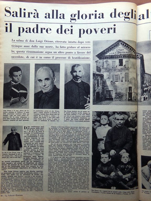 La Tribuna Illustrata 28 Marzo 1965 Gemini Luna Orione Giustizia …