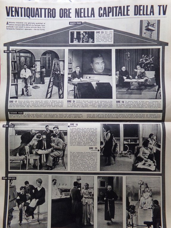 La Tribuna Illustrata 28 Novembre 1965 Giallo di Gallatro Cinesi …