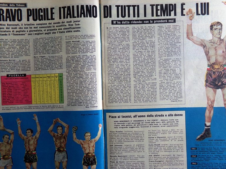 La Tribuna Illustrata 28 Novembre 1965 Giallo di Gallatro Cinesi …