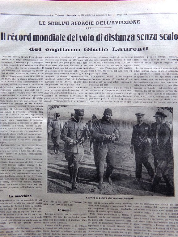 La Tribuna Illustrata 28 Ottobre 1917 WW1 Giulio Laureati Spionaggio … | Immagine Gallery 4