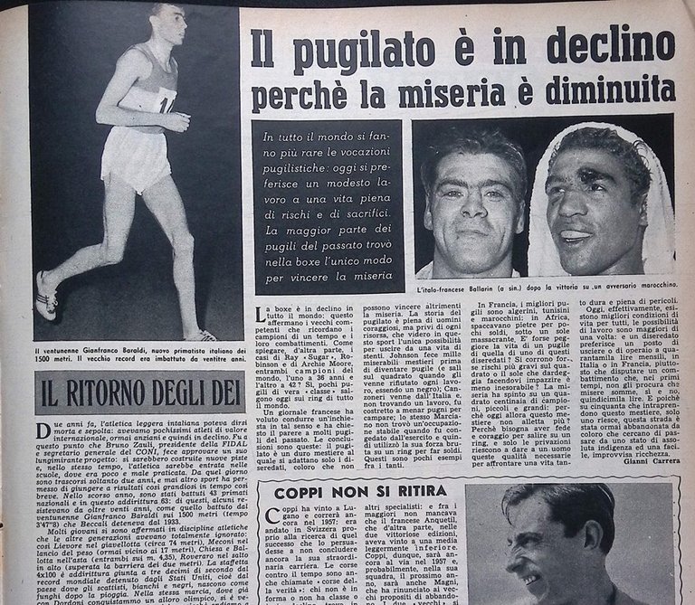 La Tribuna Illustrata 28 Ottobre 1956 Mantegna Tesori Italia Coppi …