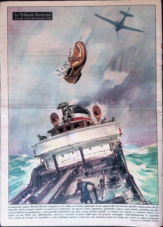 La Tribuna Illustrata 28 Settembre 1958 centenario Giacomo Puccini Zsa …