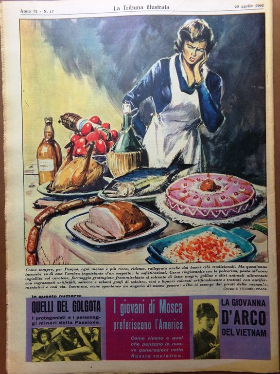 La Tribuna Illustrata 29 Aprile 1962 Titanic Hindenburg Mazzola Golgota …