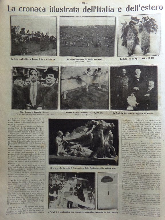 La Tribuna Illustrata 29 Dicembre 1912 Disastro Guardia Mangano Trapani …