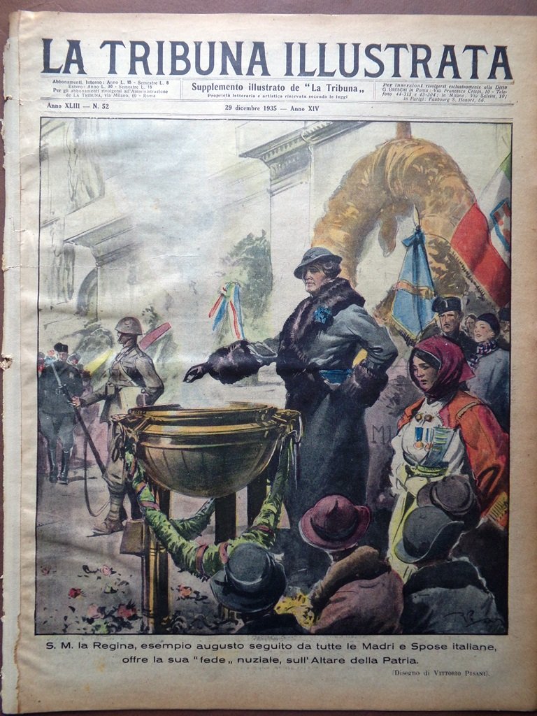 La Tribuna Illustrata 29 Dicembre 1935 Natale Urbe Carte Geografiche …