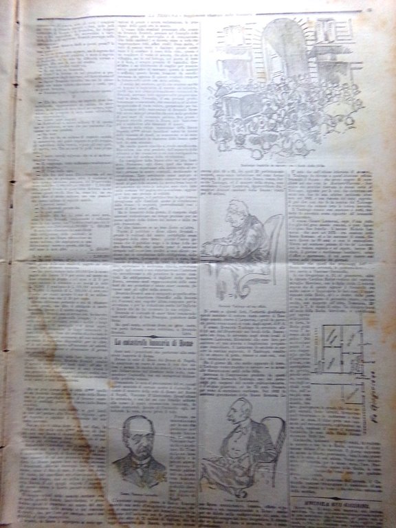 La Tribuna Illustrata 29 Gennaio 1893 Disastro Stretto Messina Crisi …
