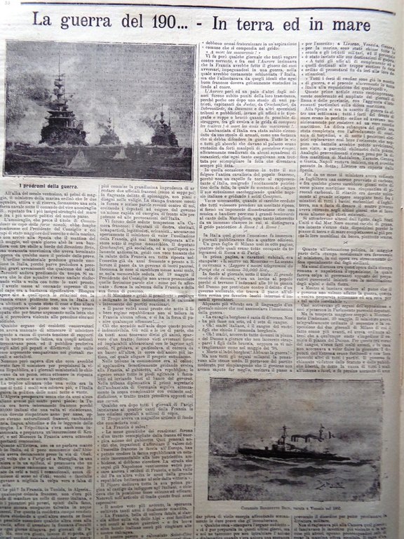 La Tribuna Illustrata 29 Gennaio 1899 Ermete Novelli Serafino Dubois …