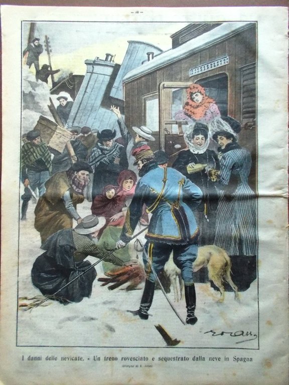 La Tribuna Illustrata 29 Gennaio 1911 Stadio Roma Forlanini Dante …