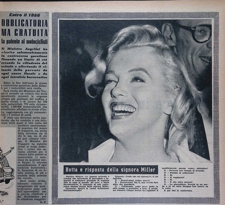 La Tribuna Illustrata 29 Luglio 1956 Tibet Cina Marilyn Laine …