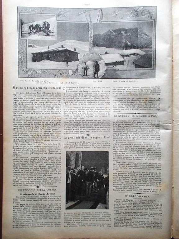 La Tribuna Illustrata 29 Maggio 1904 Certosa Farneta Cerignola Romagnoli …