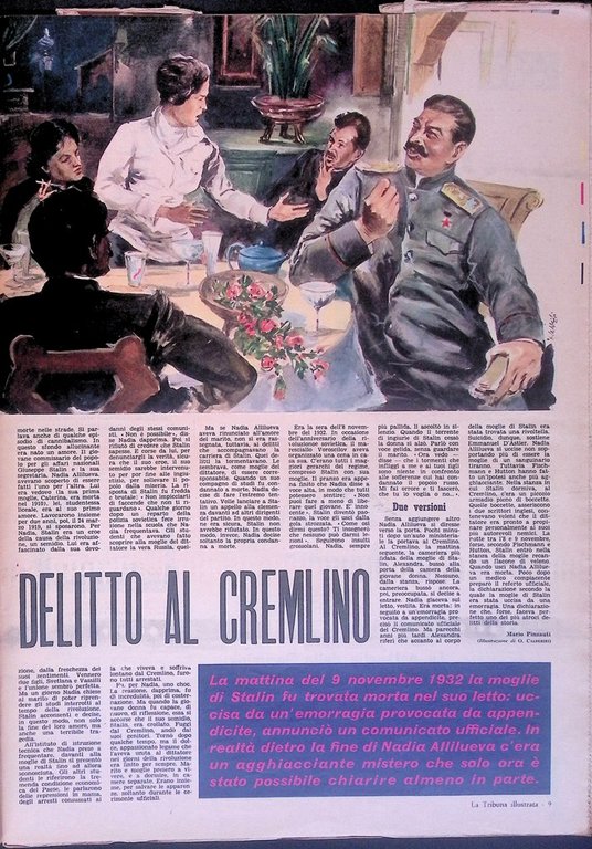 La Tribuna Illustrata 29 Marzo 1964 Fosse Ardeatine Tharanat Stalin …