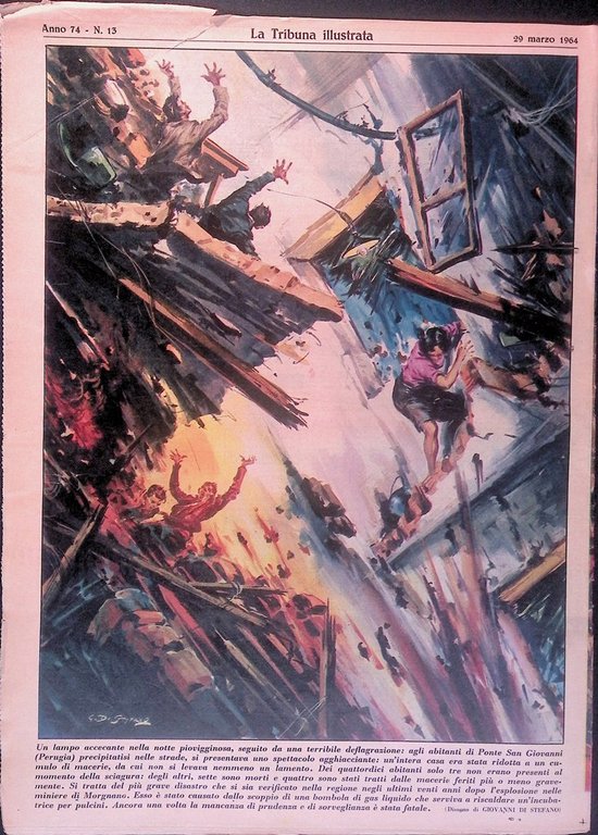 La Tribuna Illustrata 29 Marzo 1964 Fosse Ardeatine Tharanat Stalin …