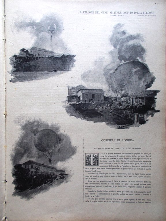 La Tribuna Illustrata 29 Novembre 1891 Le Brun Esposizione Palermo …