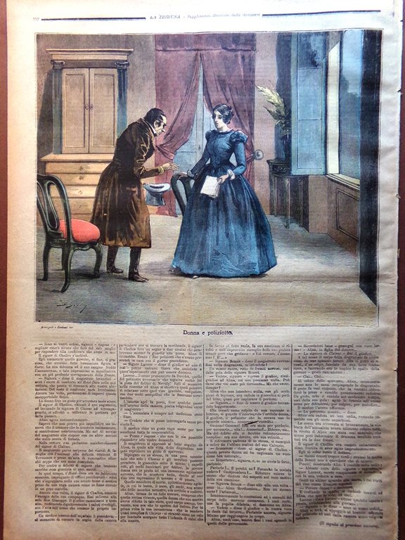 La Tribuna Illustrata 29 Ottobre 1893 flammarion Fine del Mondo …