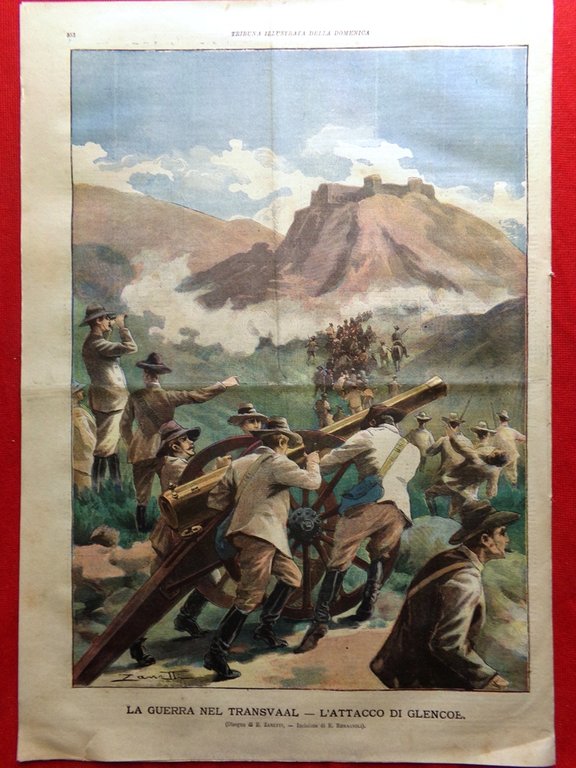 La Tribuna Illustrata 29 Ottobre 1899 Alluvioni Salernitano Sieti Festa …