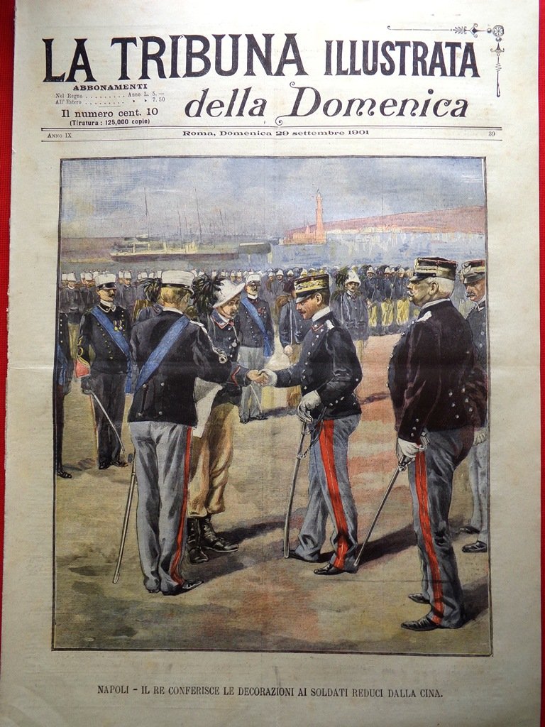 La Tribuna Illustrata 29 Settembre 1901 Racconigi Assassino di McKinley …