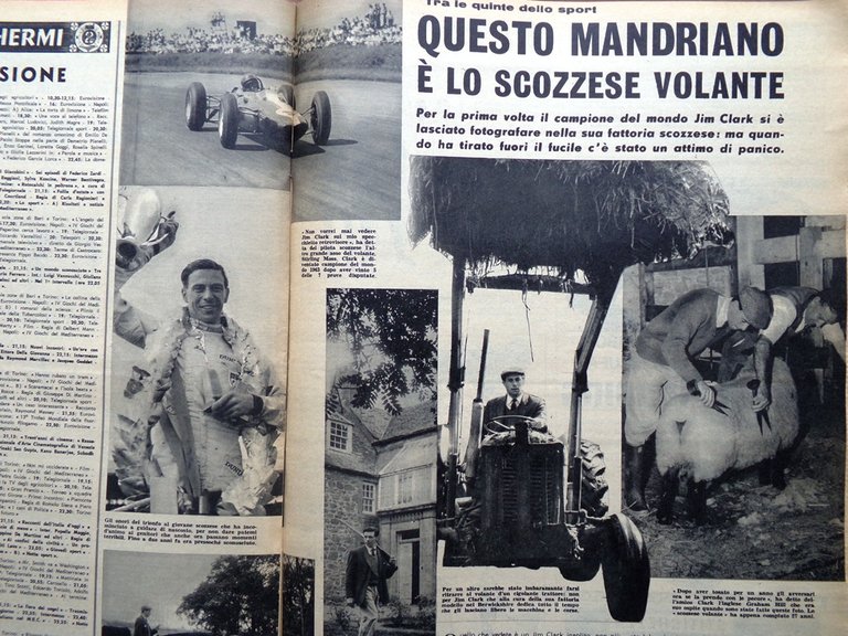 La Tribuna Illustrata 29 Settembre 1963 Clark Sinatra Grossi Autostrada …