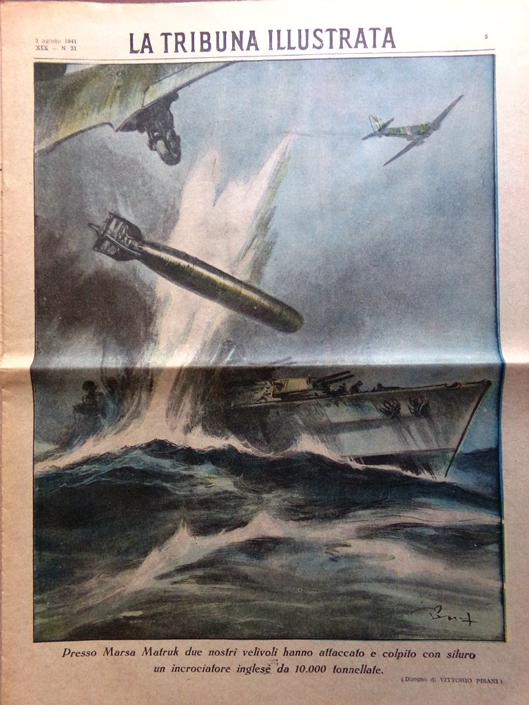 La Tribuna Illustrata 3 Agosto 1941 WW2 Cinema Giapponese Ciclismo …