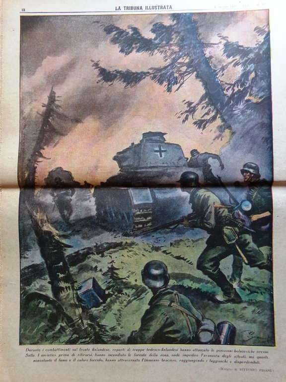 La Tribuna Illustrata 3 Agosto 1941 WW2 Cinema Giapponese Ciclismo …