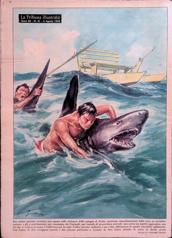 La Tribuna Illustrata 3 Agosto 1958 Crisi Libanese Marilyn Monroe …