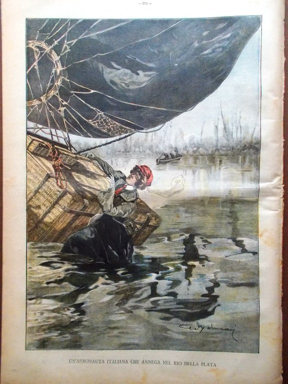 La Tribuna Illustrata 3 Aprile 1904 Amnesia Lucera Buenos Aires …