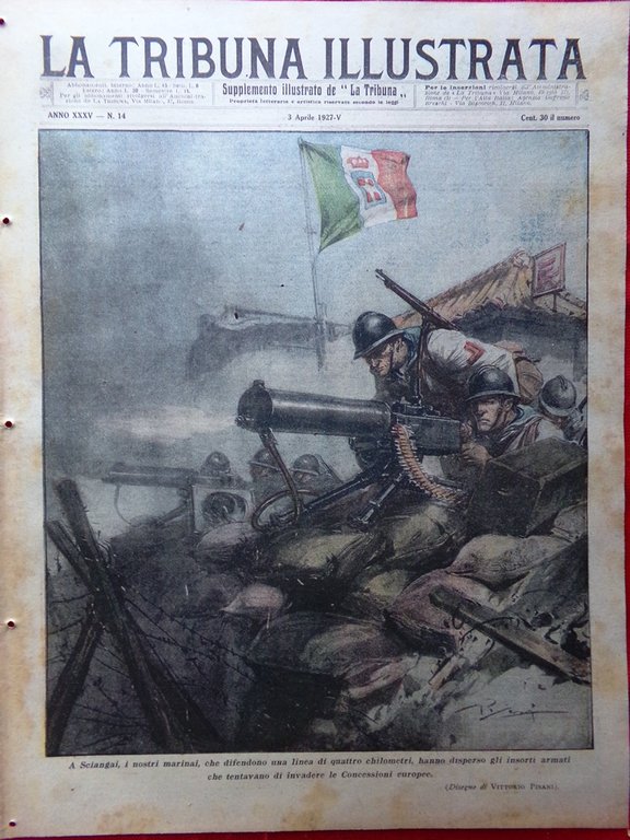 La Tribuna Illustrata 3 Aprile 1927 Leva Fascista Mistinguett Castagna … | Immagine Gallery 1