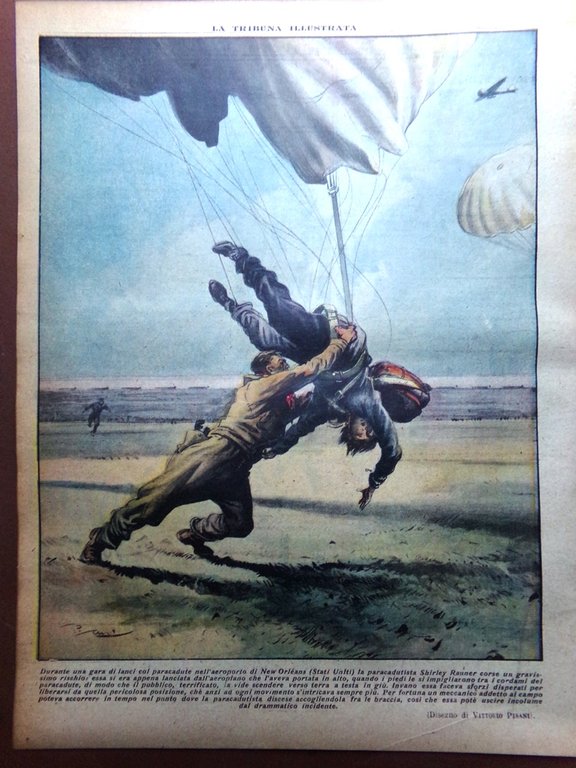 La Tribuna Illustrata 3 Aprile 1938 Aragona Armi Metalli Lituania …