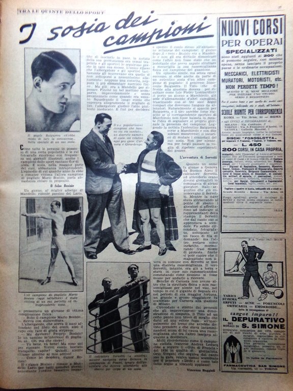 La Tribuna Illustrata 3 Aprile 1938 Aragona Armi Metalli Lituania …