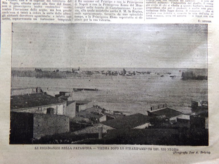 La Tribuna Illustrata 3 Dicembre 1899 Pantaleo Inondazioni Patagonia Alberi …