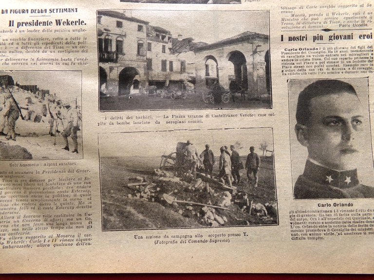 La Tribuna Illustrata 3 Febbraio 1918 WW1 Donne Soldato Orlando … | Immagine Gallery 2